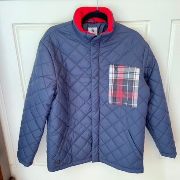 Southern Proper Quilted Barn Jacket Plaid Trim Small - Picture 1 of 7